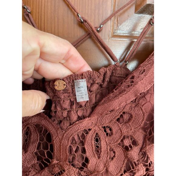 Free People INTAMATELY Adella slip dress Medium New - Picture 4 of 6